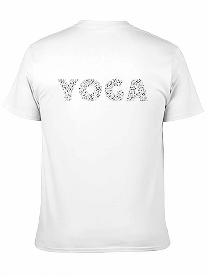 Camiseta Negra Yoga Hombre Diseño Original