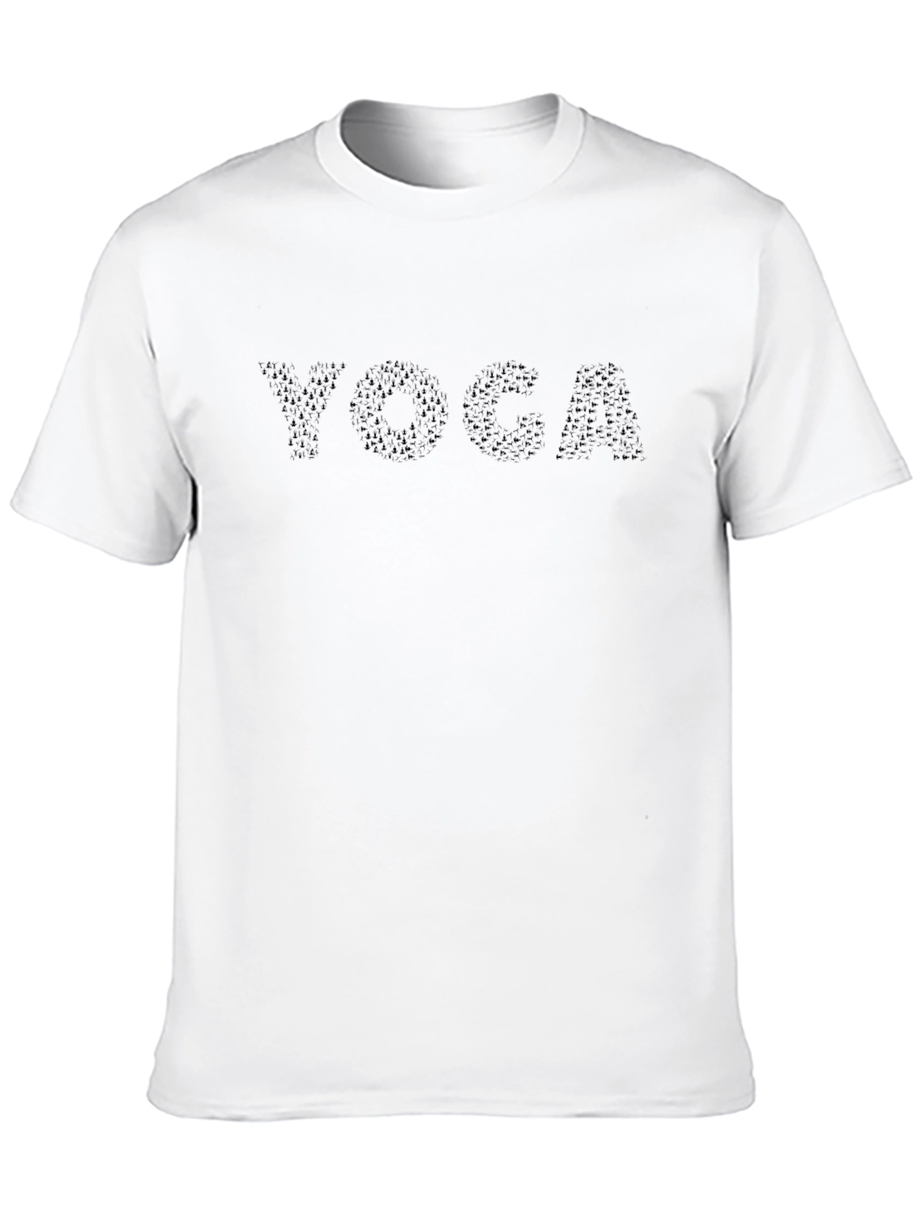 Camiseta Negra Yoga Hombre Diseño Original