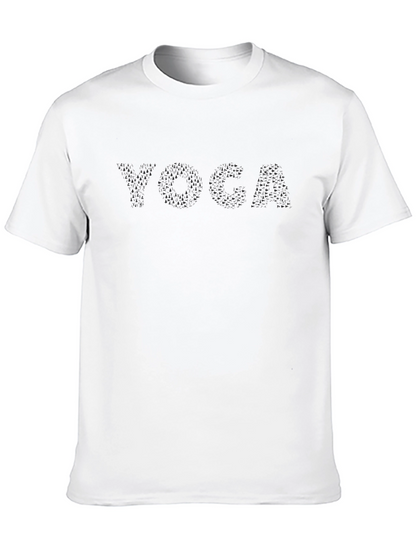Camiseta Negra Yoga Hombre Diseño Original