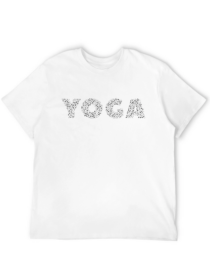 Camiseta Negra Yoga Hombre Diseño Original