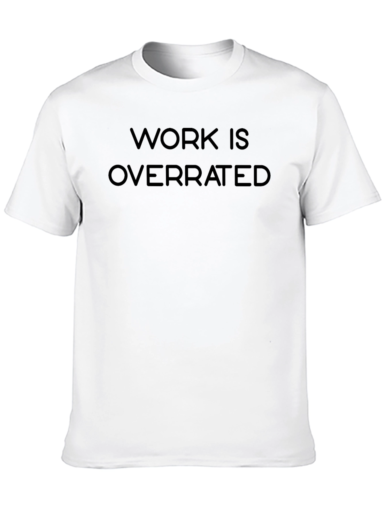 Camiseta Negra Work Is Overrated