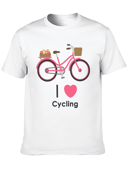 Camiseta Negra Ciclismo I Love Cycling