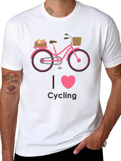 Camiseta Negra Ciclismo I Love Cycling