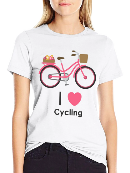 Camiseta Negra Ciclismo I Love Cycling