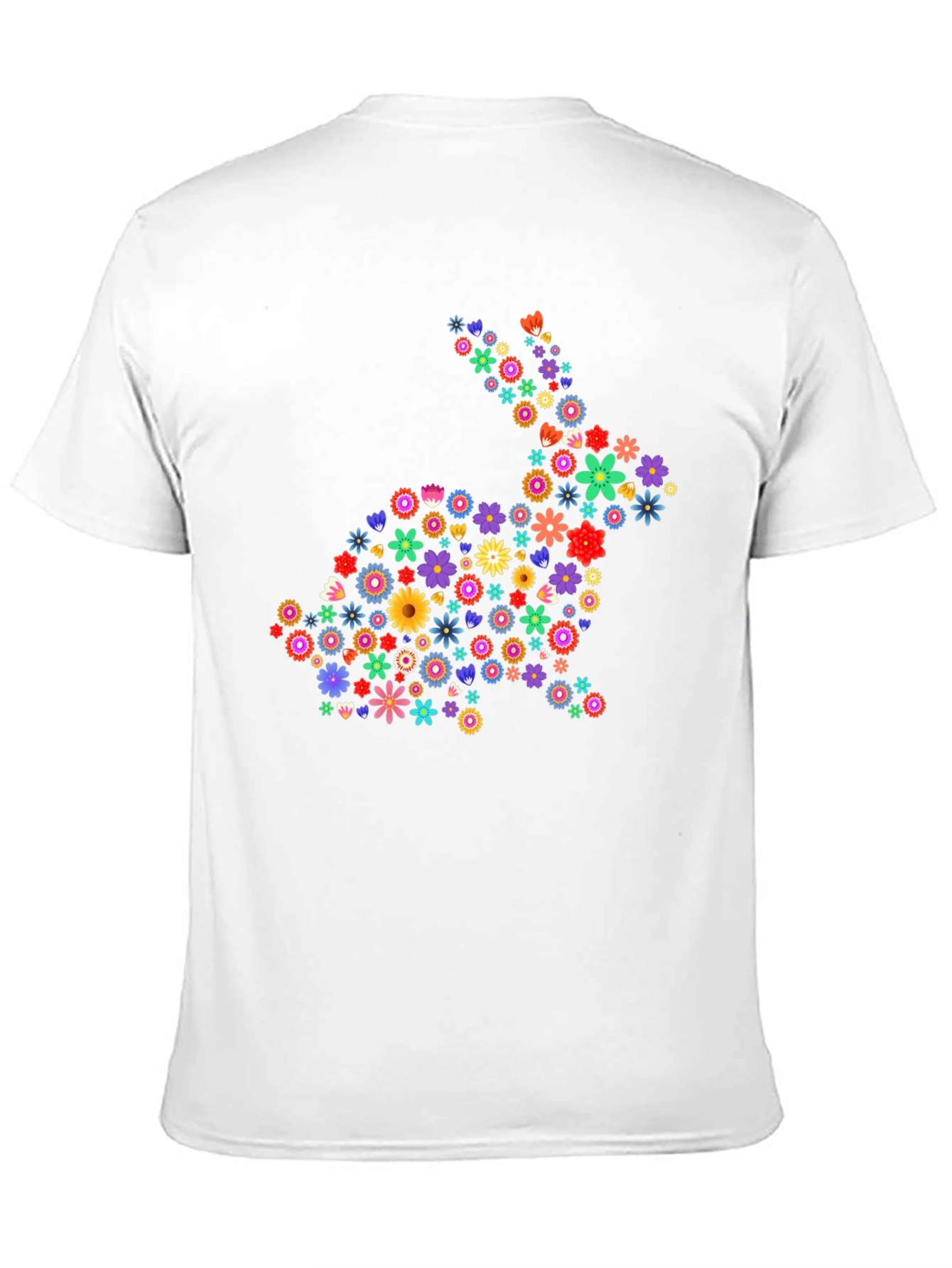 Camiseta Conejo Floral - Diseño Único y Alegre