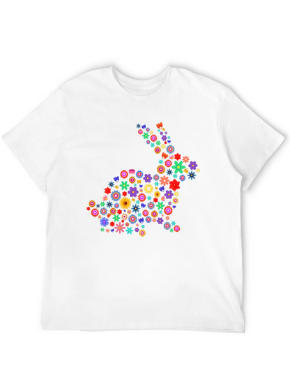 Camiseta Conejo Floral - Diseño Único y Alegre