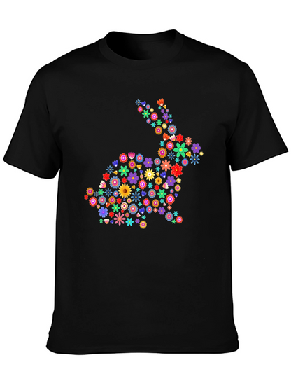 Camiseta Conejo Floral - Diseño Único y Alegre
