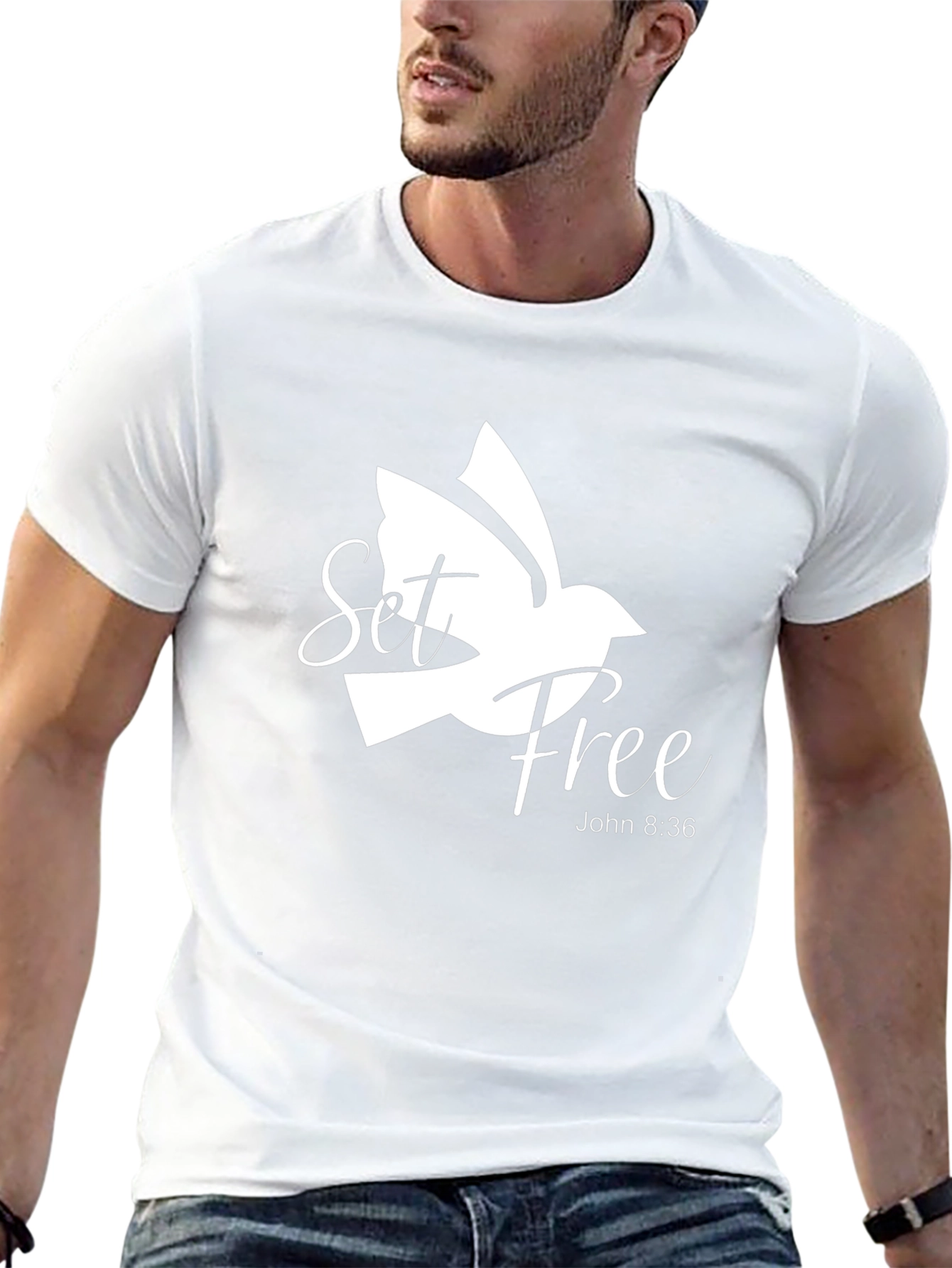 Camiseta Negra Set Free