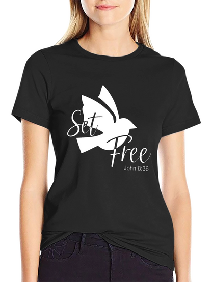 Camiseta Negra Set Free