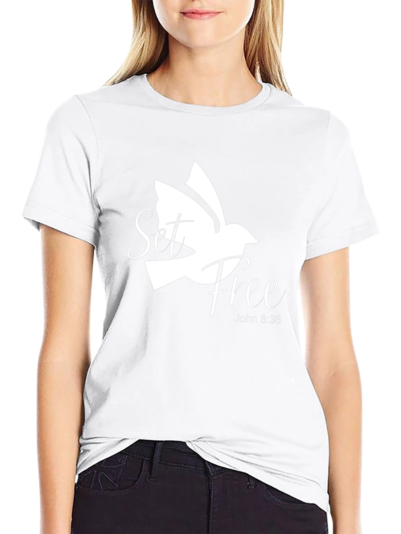 Camiseta Negra Set Free