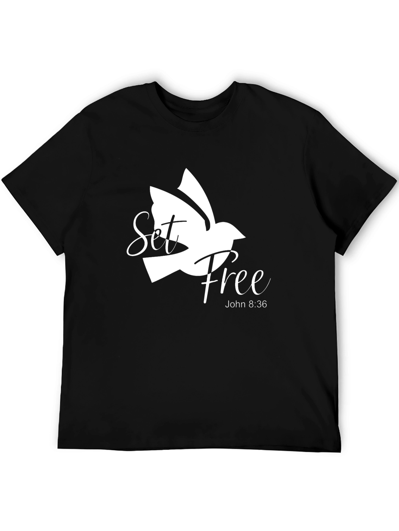 Camiseta Negra Set Free