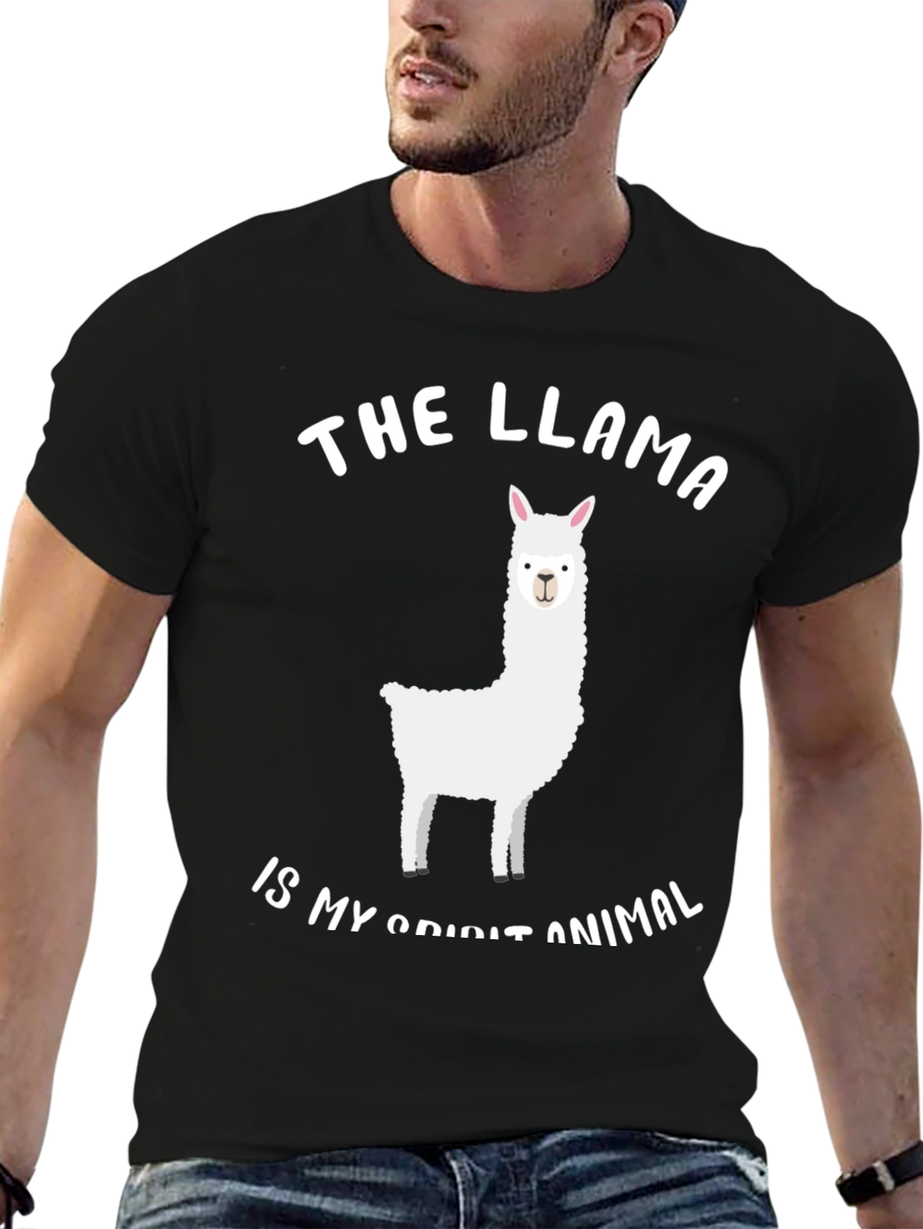 Camiseta Negra con Diseño de Llama
