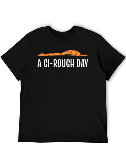 Camiseta Negra Un Día Gi-Rá Fico