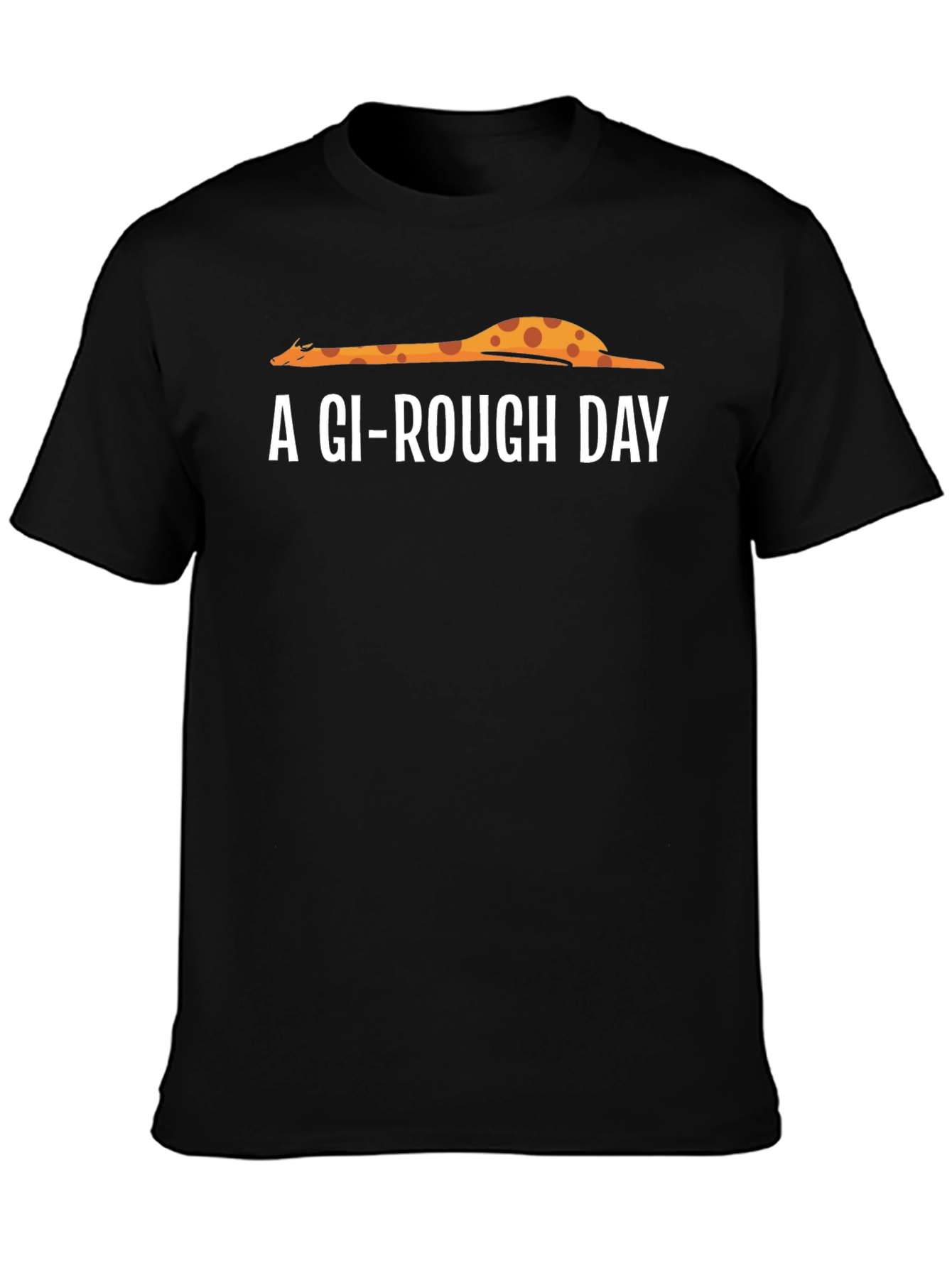 Camiseta Negra Un Día Gi-Rá Fico