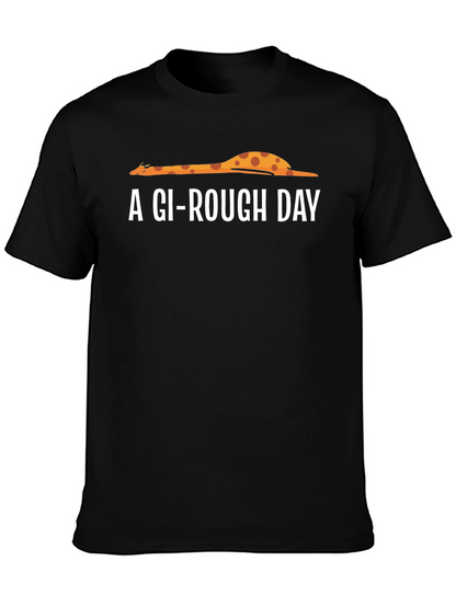 Camiseta Negra Un Día Gi-Rá Fico