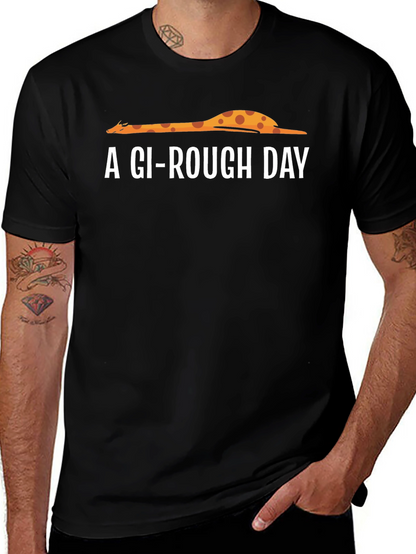 Camiseta Negra Un Día Gi-Rá Fico