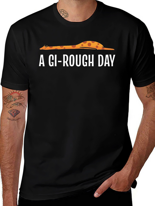 Camiseta Negra Un Día Gi-Rá Fico