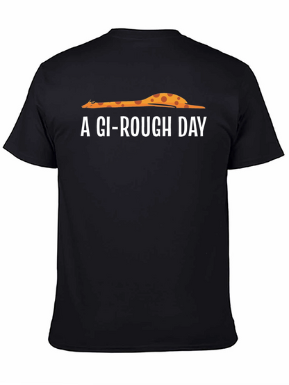 Camiseta Negra Un Día Gi-Rá Fico