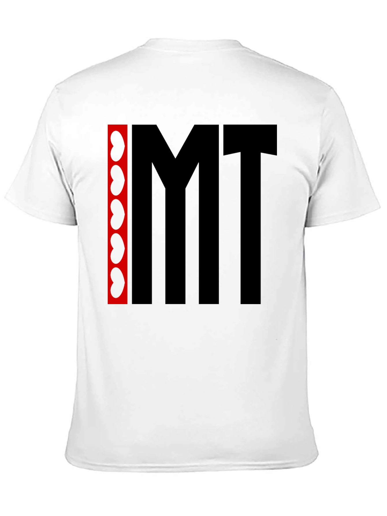 Camiseta Negra con Diseño Abstracto IMT