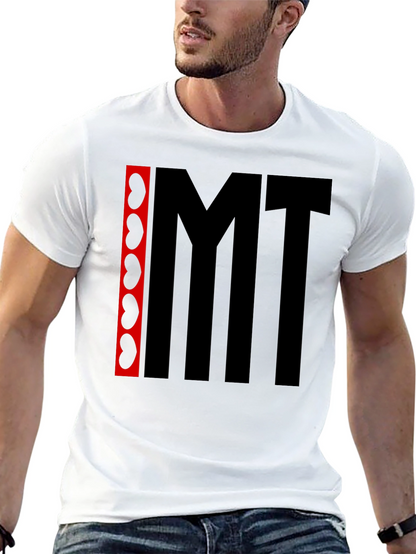 Camiseta Negra con Diseño Abstracto IMT