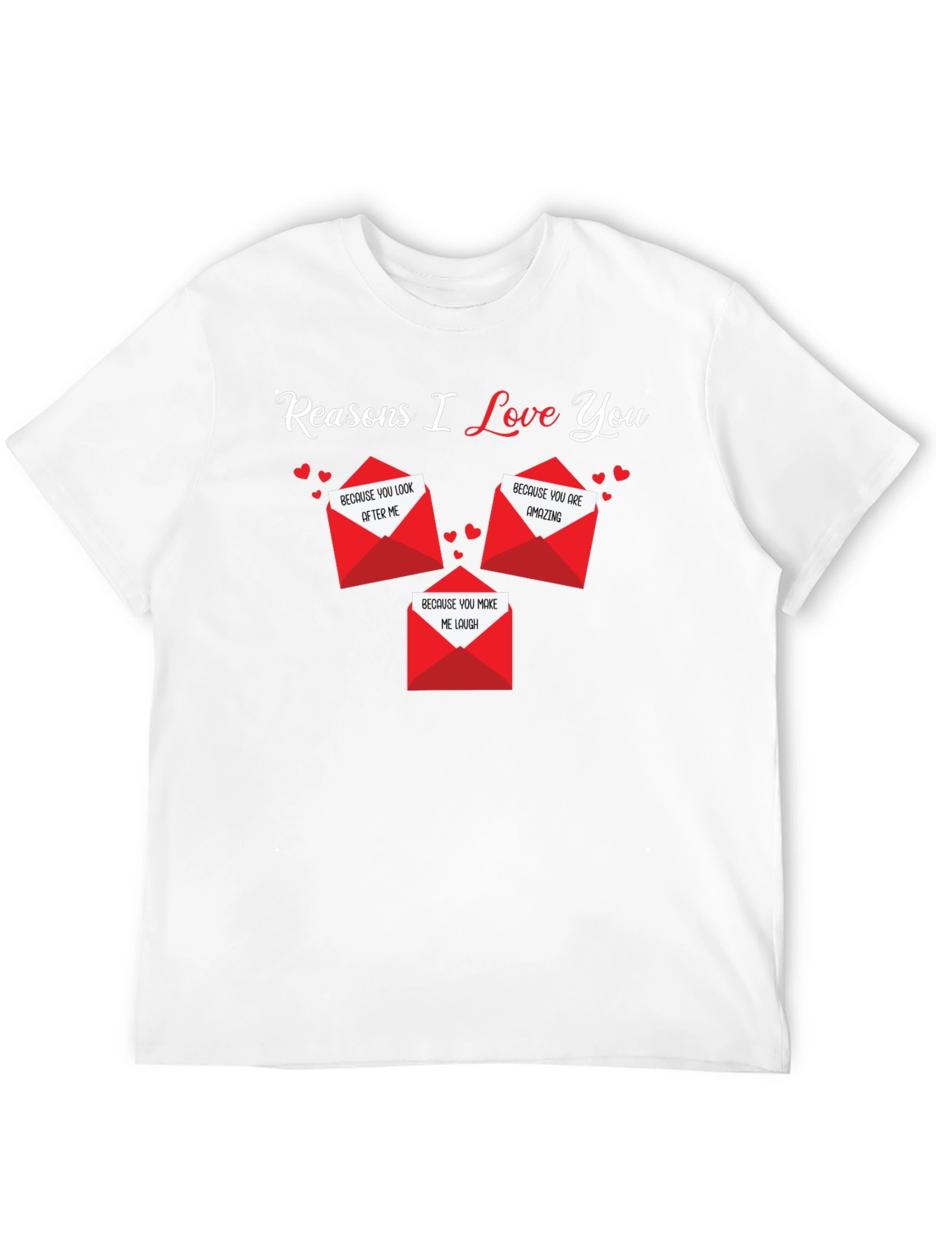 Camiseta Negra Razones Por Las Que Te Amo
