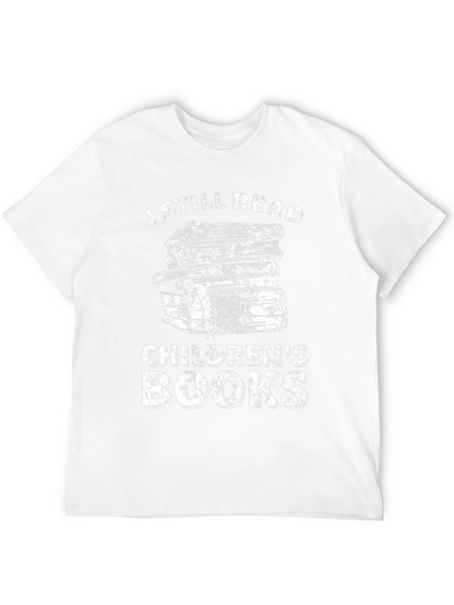 Camiseta Negra Aún Leo Libros Infantiles