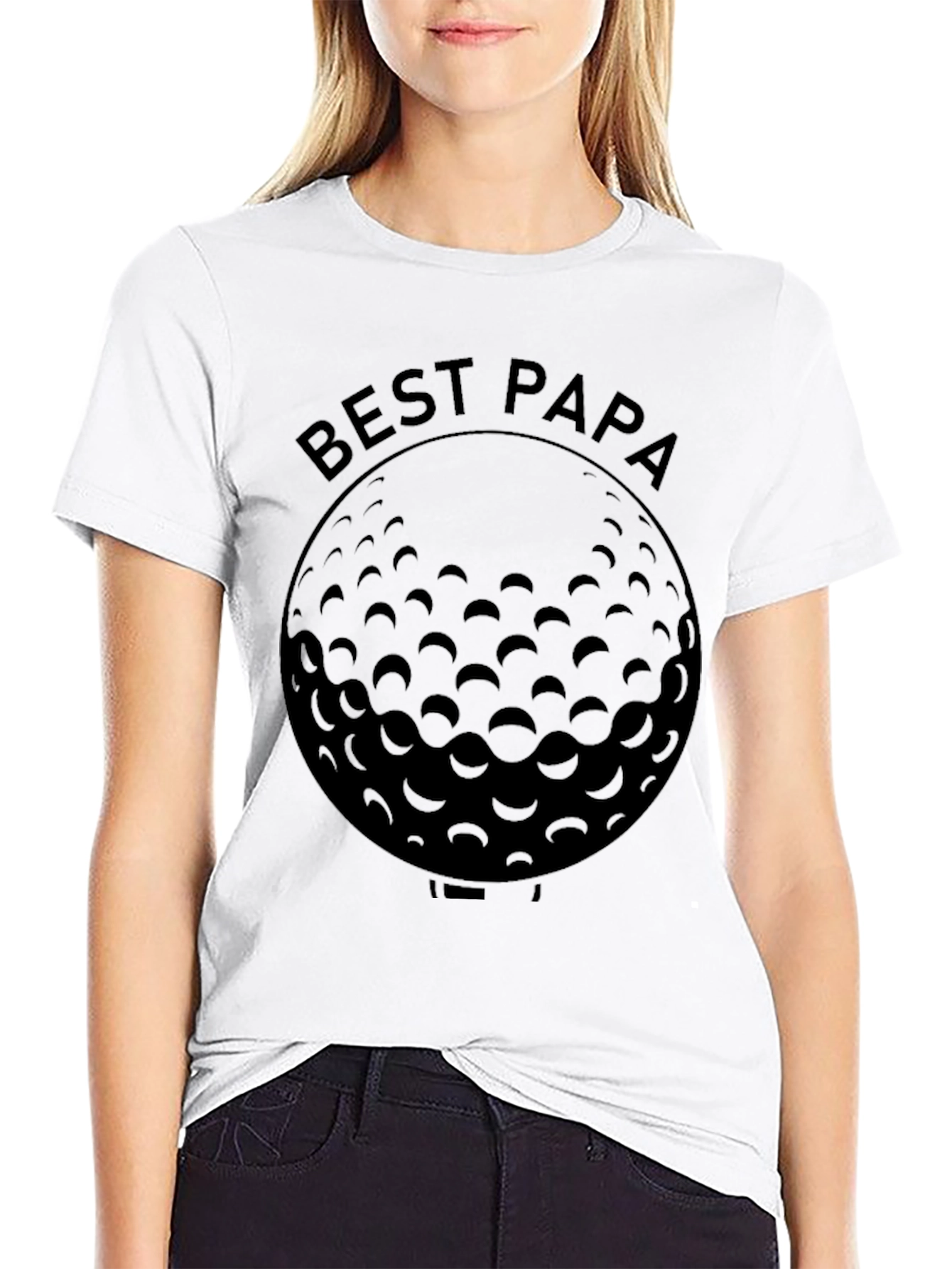 Camiseta Negra Best Papa Golf