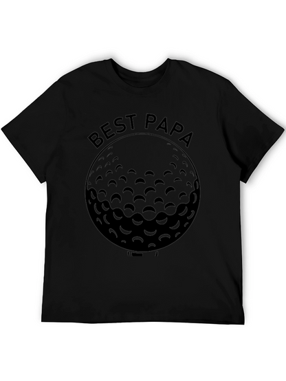 Camiseta Negra Best Papa Golf