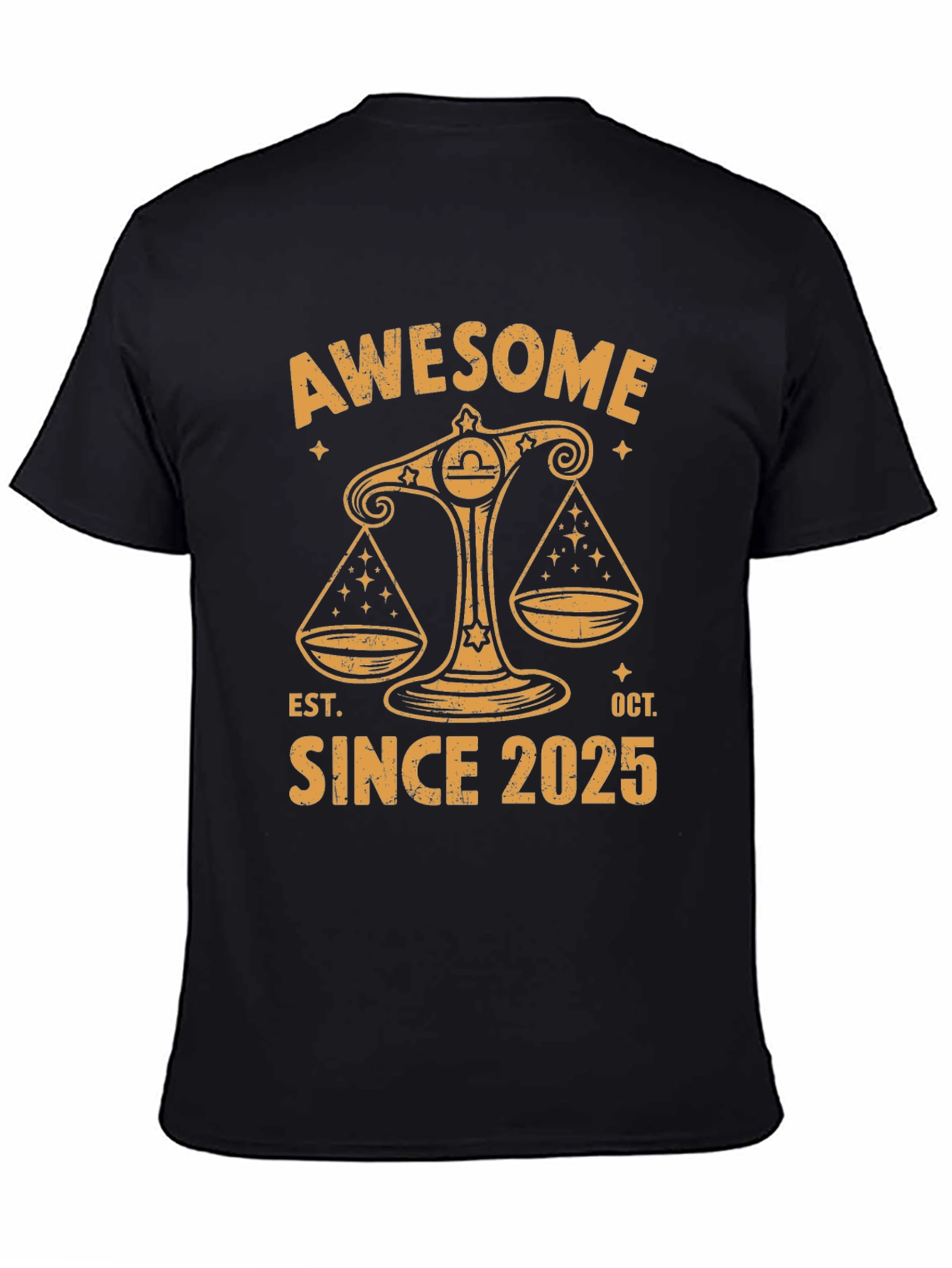 Camiseta Libra Awesome Since 2025