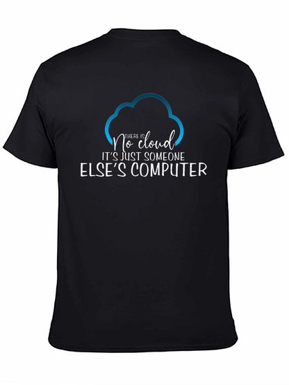 Camiseta Hombre No Cloud - Humor Informático
