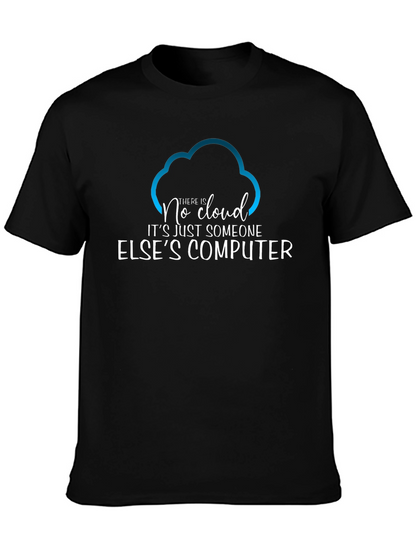 Camiseta Hombre No Cloud - Humor Informático