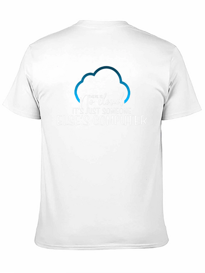 Camiseta Hombre No Cloud - Humor Informático