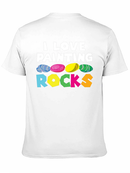 Camiseta Negra I Love Painting Rocks