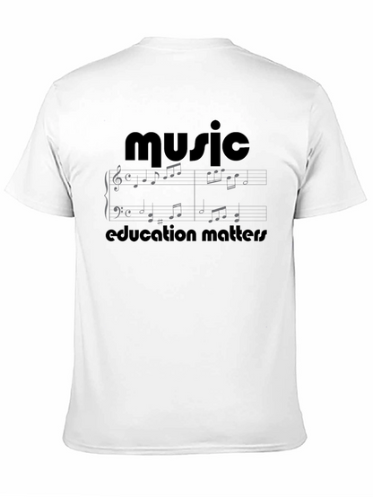 Camiseta Negra Música para Hombre