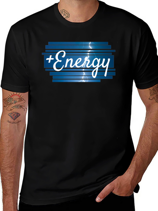 Camiseta Energía Positiva con Rayos - Diseño Único