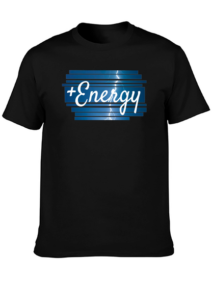 Camiseta Energía Positiva con Rayos - Diseño Único