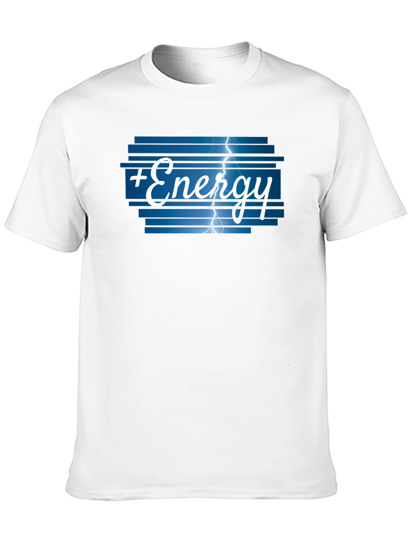 Camiseta Energía Positiva con Rayos - Diseño Único
