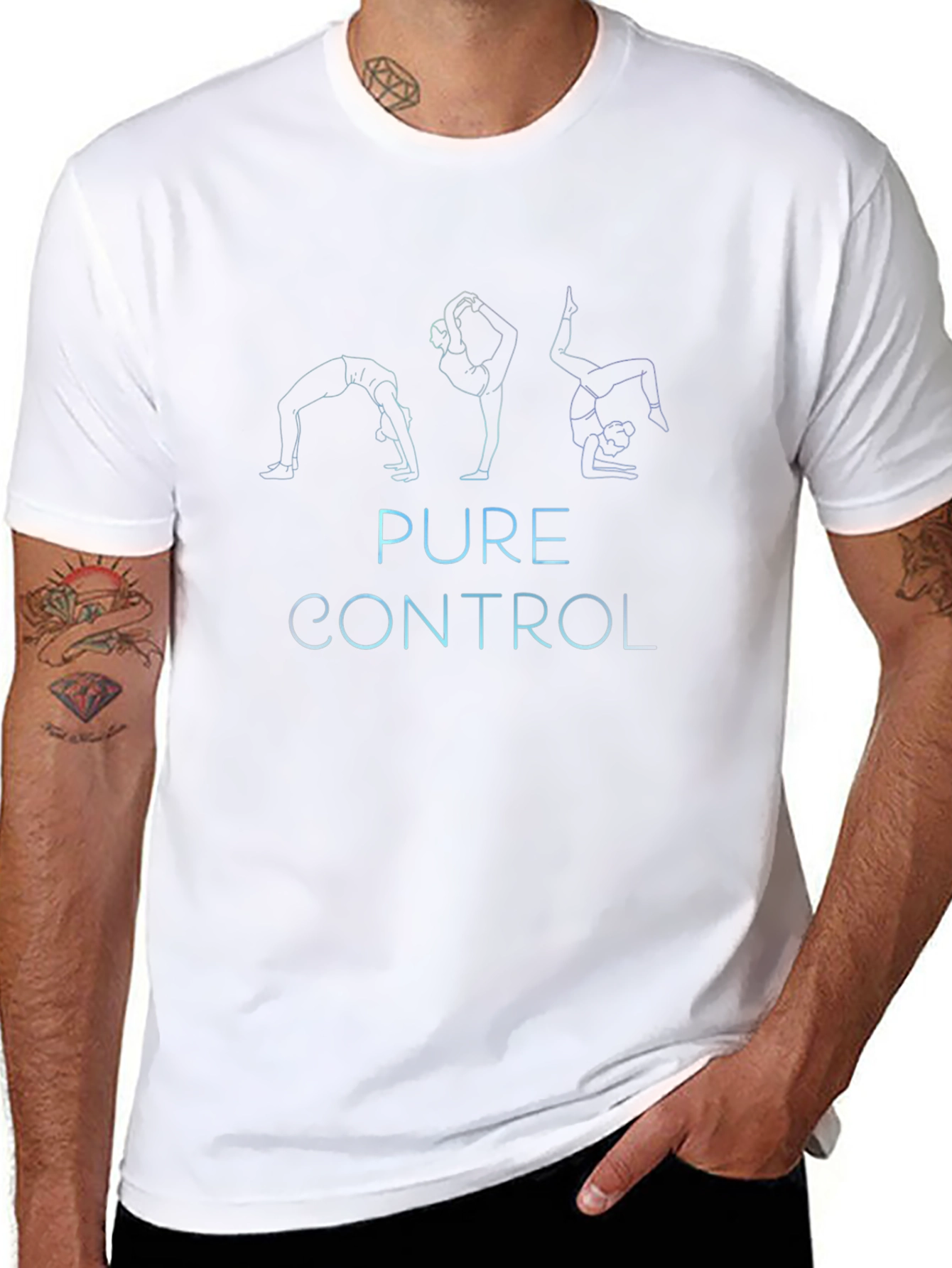 Camiseta Negra Pure Control Yoga