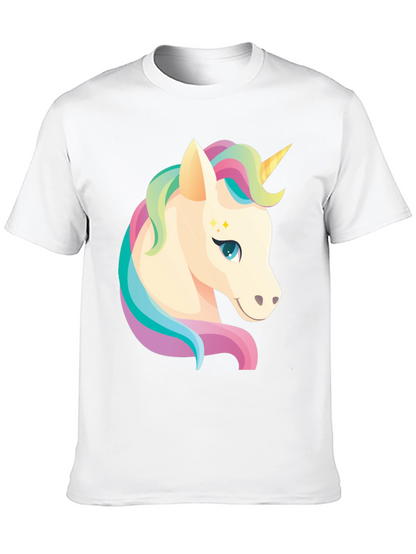 Camiseta Negra Unicornio Mágico