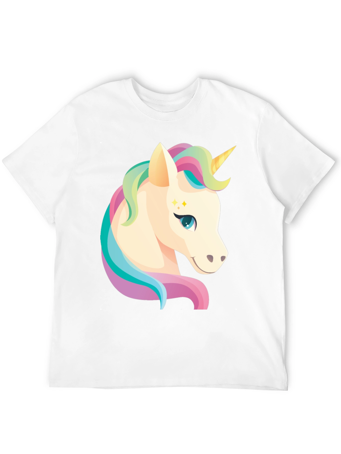 Camiseta Negra Unicornio Mágico