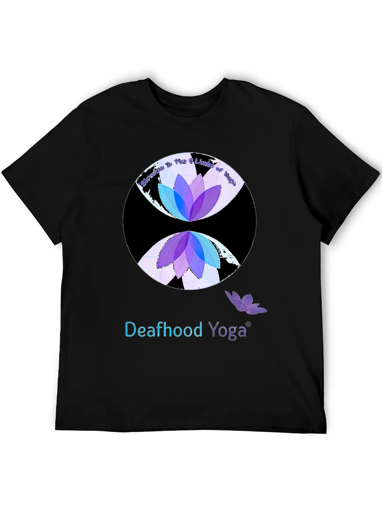 Camiseta Yoga para Sordos Diseño Loto