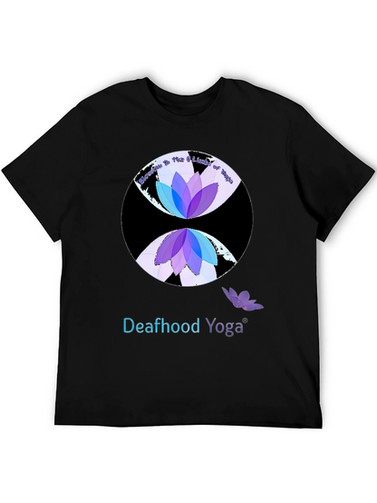 Camiseta Yoga para Sordos Diseño Loto