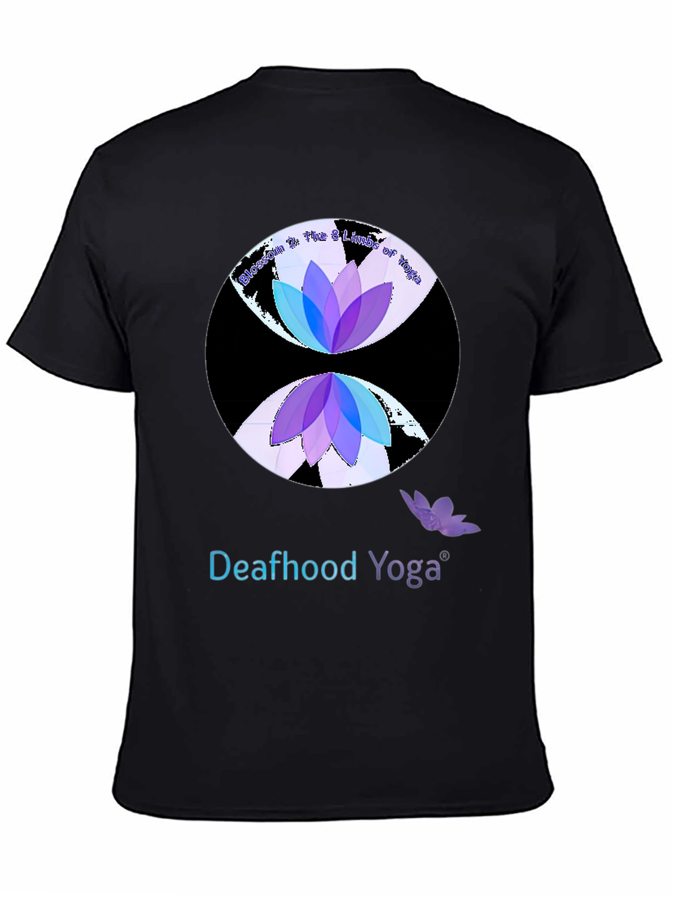 Camiseta Yoga para Sordos Diseño Loto