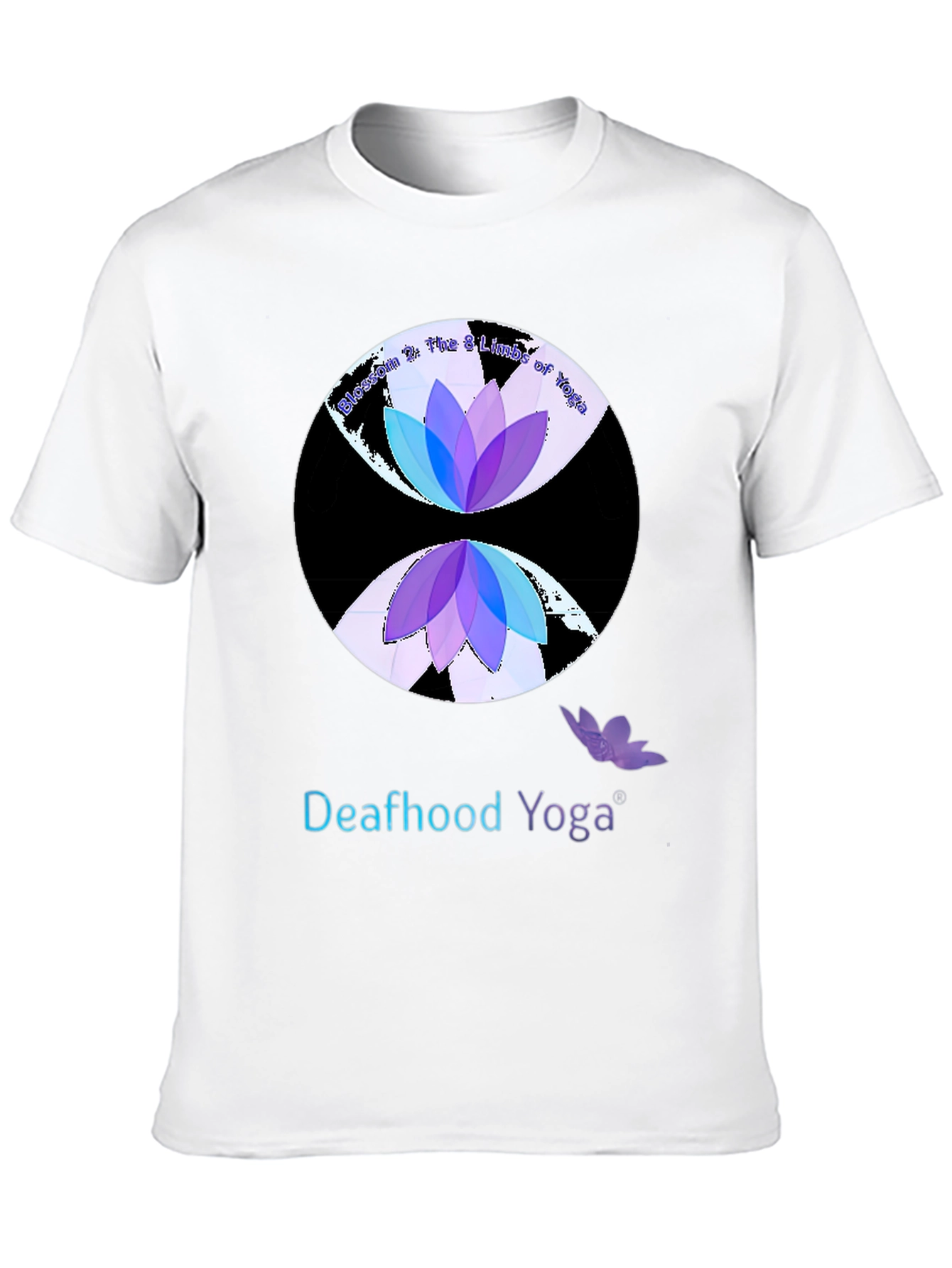 Camiseta Yoga para Sordos Diseño Loto