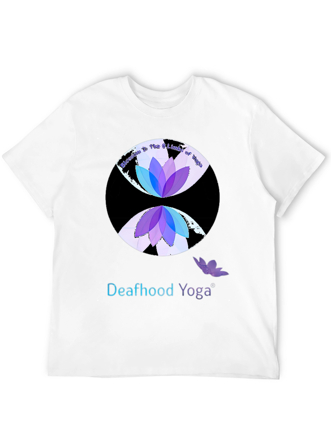 Camiseta Yoga para Sordos Diseño Loto