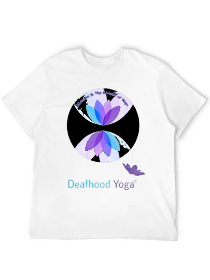 Camiseta Yoga para Sordos Diseño Loto