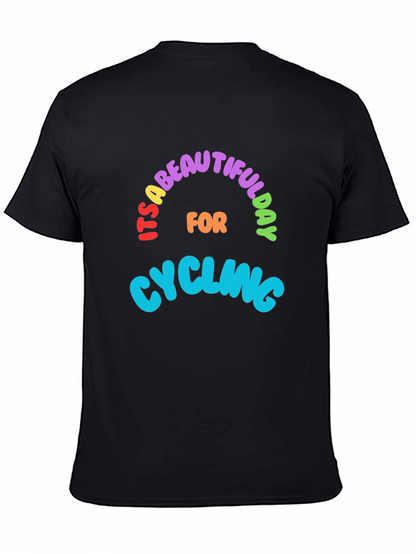 Camiseta Negra Ciclismo Día Hermoso
