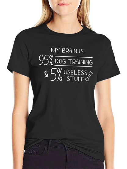Camiseta Hombre: 95% Adiestramiento Canino 5% ¡Cosas Inútiles!