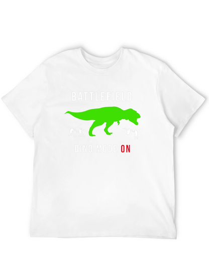 Camiseta Negra Battlefield - Modo Dino Activado