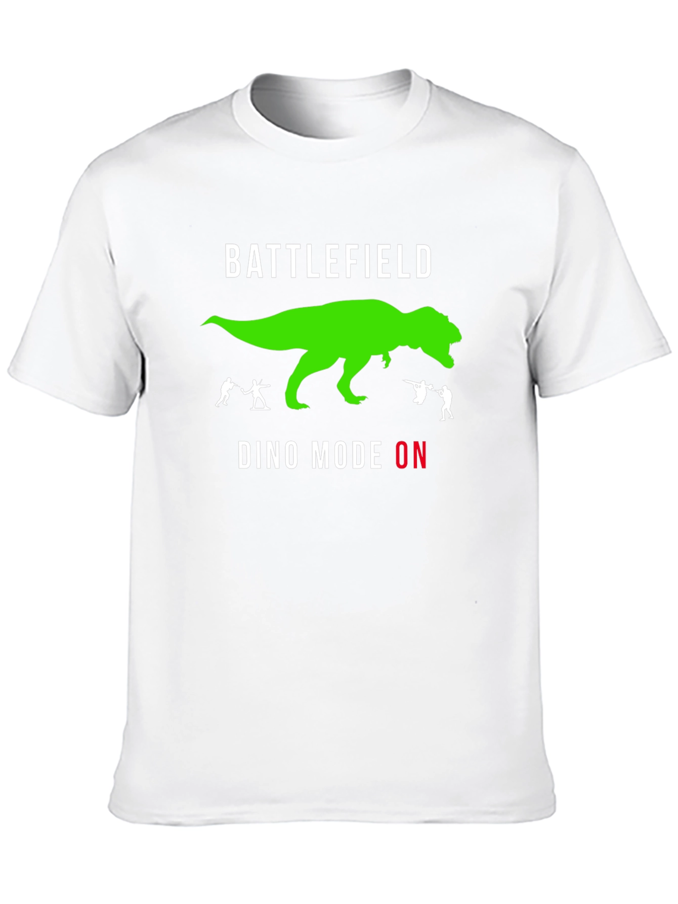 Camiseta Negra Battlefield - Modo Dino Activado